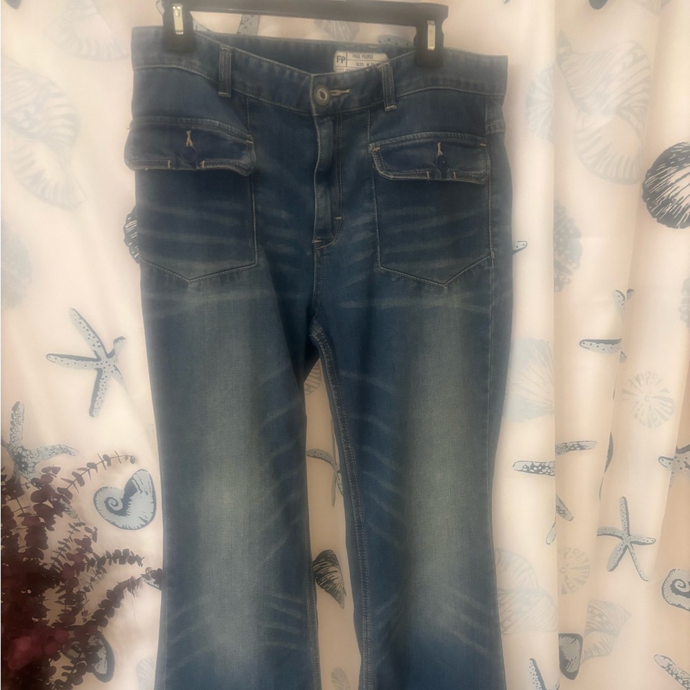 Free People flare leg jeans